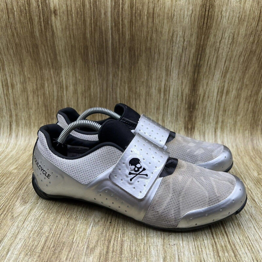 Pearl Izumi x Soul Cycle Legend Cycling Shoes Silver Black Women’s Size 39 US 9